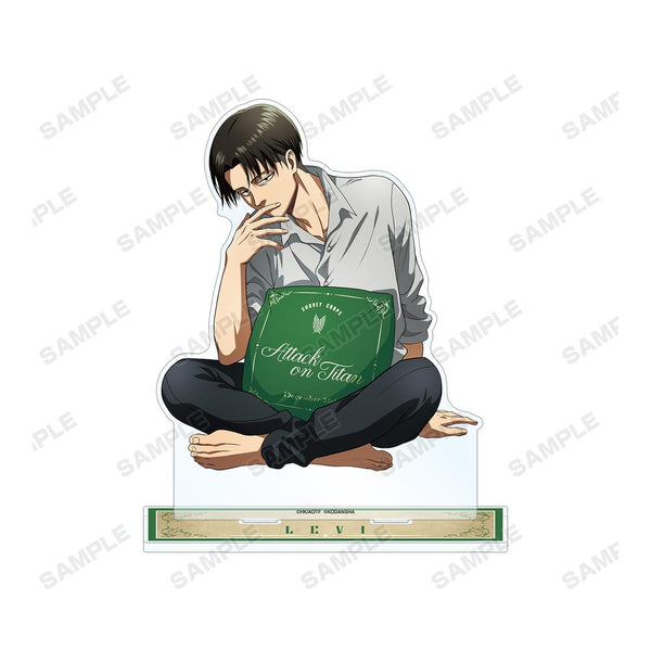 『進撃の巨人』描き下ろしイラスト リヴァイ リラックスver. 特大アクリルスタンド【202512再販】