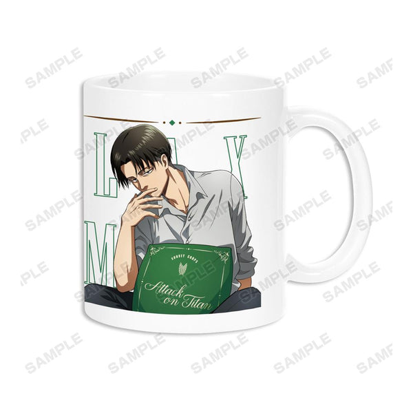 『進撃の巨人』描き下ろしイラスト リヴァイ リラックスver. マグカップ【202510再販】