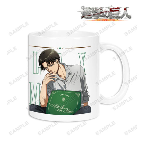 『進撃の巨人』描き下ろしイラスト リヴァイ リラックスver. マグカップ【202510再販】