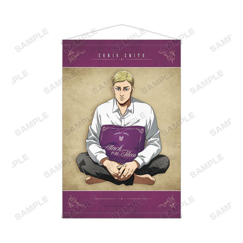 『進撃の巨人』描き下ろしイラスト エルヴィン リラックスver. B2タペストリー【202603再販】