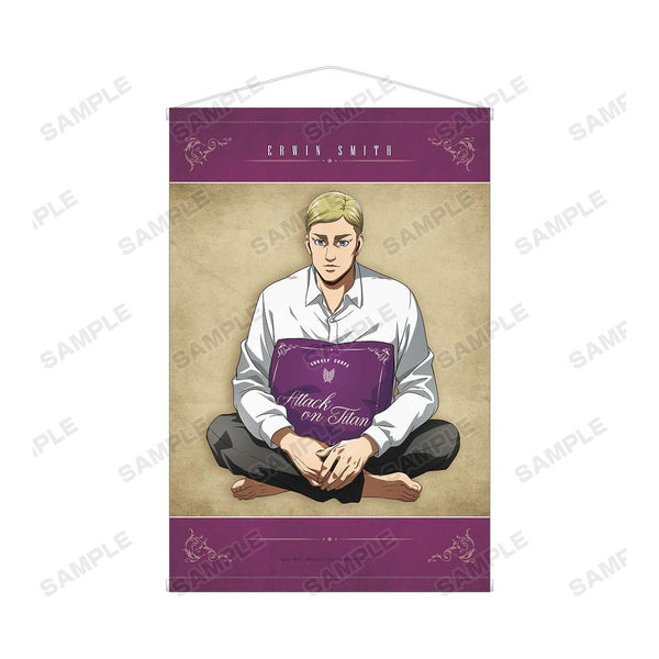 『進撃の巨人』描き下ろしイラスト エルヴィン リラックスver. B2タペストリー【202603再販】