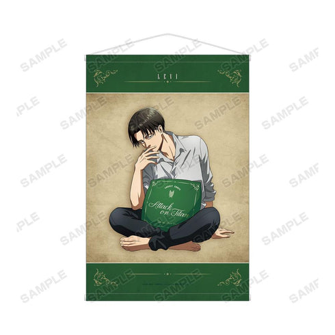 『進撃の巨人』描き下ろしイラスト リヴァイ リラックスver. B2タペストリー【202603再販】