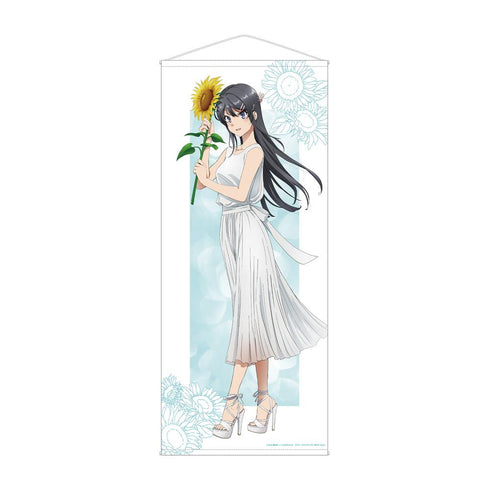 『青春ブタ野郎はバニーガール先輩の夢を見ない』描き下ろしイラスト 桜島麻衣 ひまわりと白いワンピースver. 等身大タペストリー【202512再販】