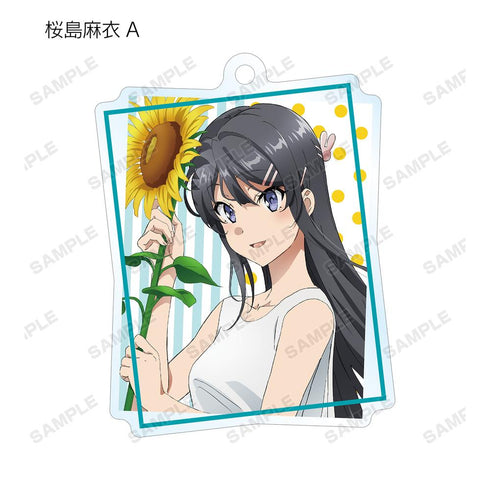 『青春ブタ野郎はバニーガール先輩の夢を見ない』描き下ろしイラスト ひまわりと白いワンピースver. トレーディングアクリルキーホルダー(単位/BOX)【202507再販】