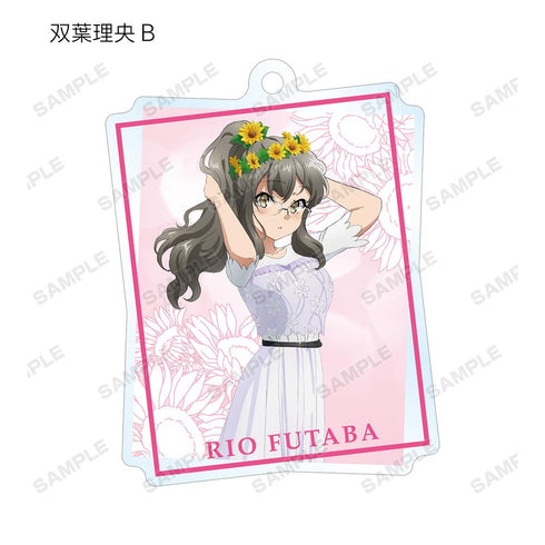 『青春ブタ野郎はバニーガール先輩の夢を見ない』描き下ろしイラスト ひまわりと白いワンピースver. トレーディングアクリルキーホルダー(単位/BOX)【202512再販】