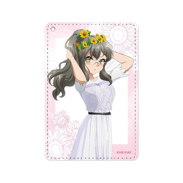 『青春ブタ野郎はバニーガール先輩の夢を見ない』描き下ろしイラスト 双葉理央 ひまわりと白いワンピースver. 1ポケットパスケース【202509再販】