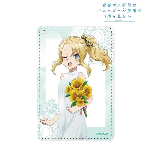 《青春猪男不会梦见兔女郎前辈》全新绘制插画 丰滨野乃香 向日葵与白色连衣裙版 单口袋卡包【202604再版】