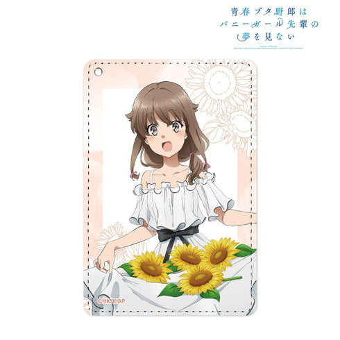 《青春猪男不会梦见兔女郎前辈》全新绘制插画 梓川枫 向日葵与白色连衣裙版 单口袋卡包【202604再版】