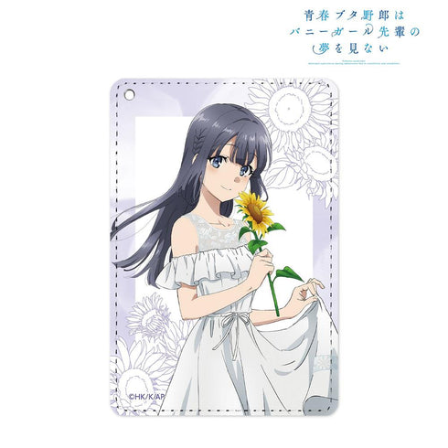 《青春猪男不会梦见兔女郎前辈》全新绘制插画 牧之原翔子 向日葵与白色连衣裙版 单口袋卡包【202604再版】