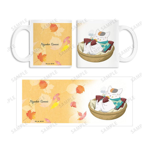 『夏目友人帳』描き下ろしイラスト ニャンコ先生 焼き芋ver. マグカップ【202503再販】