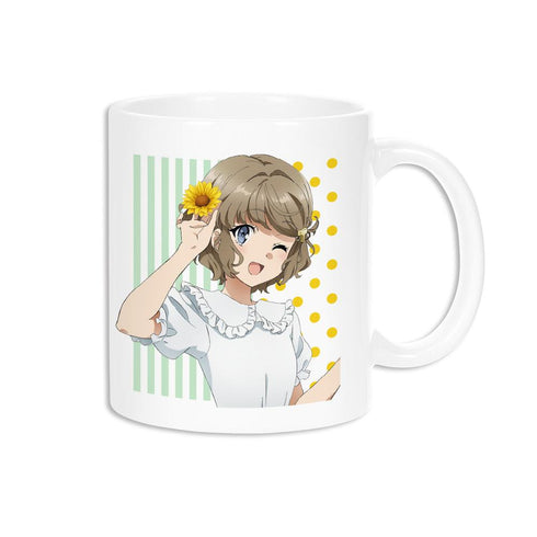 『青春ブタ野郎はバニーガール先輩の夢を見ない』描き下ろしイラスト 古賀朋絵 ひまわりと白いワンピースver. マグカップ【202509再販】
