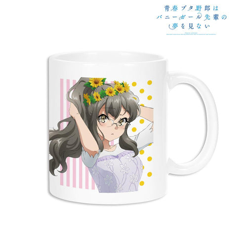 『青春ブタ野郎はバニーガール先輩の夢を見ない』描き下ろしイラスト 双葉理央 ひまわりと白いワンピースver. マグカップ【202503再販】