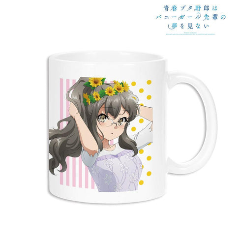 《青春豬男不會做兔女郎學姊的夢》全新繪製插圖 雙葉理央 向日葵與白色洋裝版 馬克杯【202604再版】