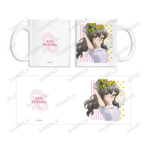 『青春ブタ野郎はバニーガール先輩の夢を見ない』描き下ろしイラスト 双葉理央 ひまわりと白いワンピースver. マグカップ【202509再販】