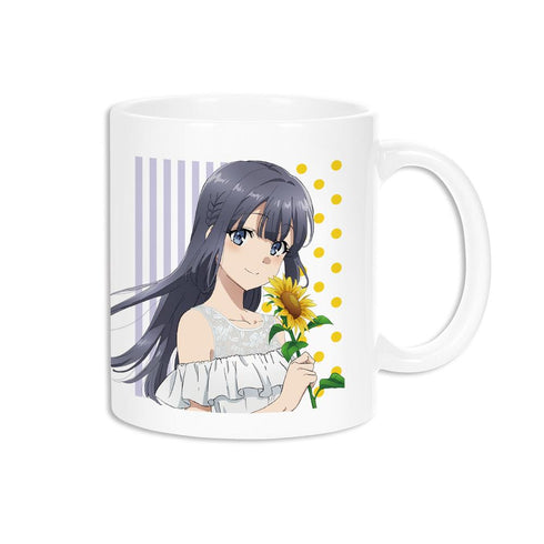 『青春ブタ野郎はバニーガール先輩の夢を見ない』描き下ろしイラスト 牧之原翔子 ひまわりと白いワンピースver. マグカップ【202509再販】