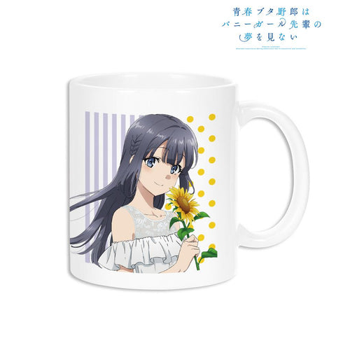 『青春ブタ野郎はバニーガール先輩の夢を見ない』描き下ろしイラスト 牧之原翔子 ひまわりと白いワンピースver. マグカップ【202509再販】