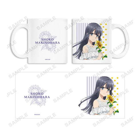 『青春ブタ野郎はバニーガール先輩の夢を見ない』描き下ろしイラスト 牧之原翔子 ひまわりと白いワンピースver. マグカップ【202509再販】