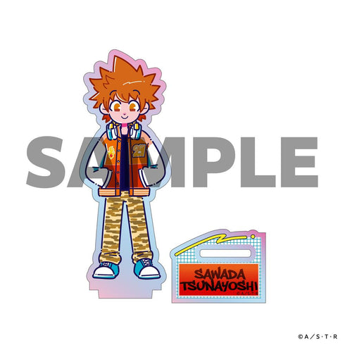 『家庭教師ヒットマンREBORN!』90'S STREET FASHION COLLECTION オーロラアクリルスタンド 沢田綱吉