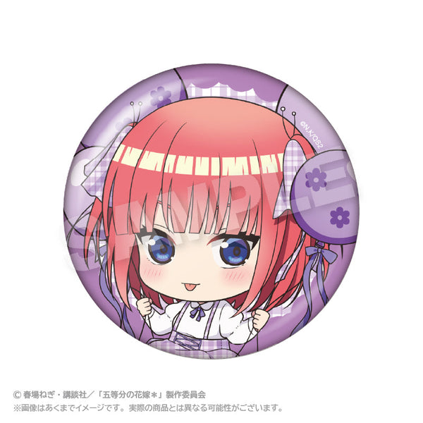 『五等分の花嫁*』ばるんこ缶バッジ 中野二乃【202510再販】