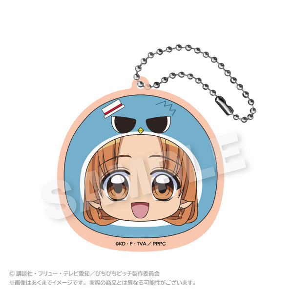 『ぴちぴちピッチ』まるめいつアクリルキーホルダー 星羅
