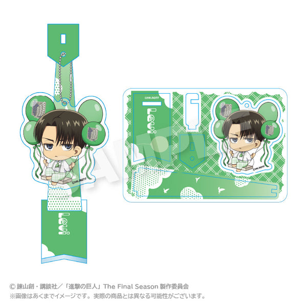 『進撃の巨人』ばるんこスタンドキーホルダー リヴァイ