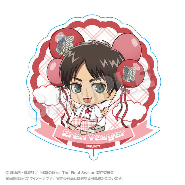 『進撃の巨人』ばるんこステッカー エレン・イェーガー