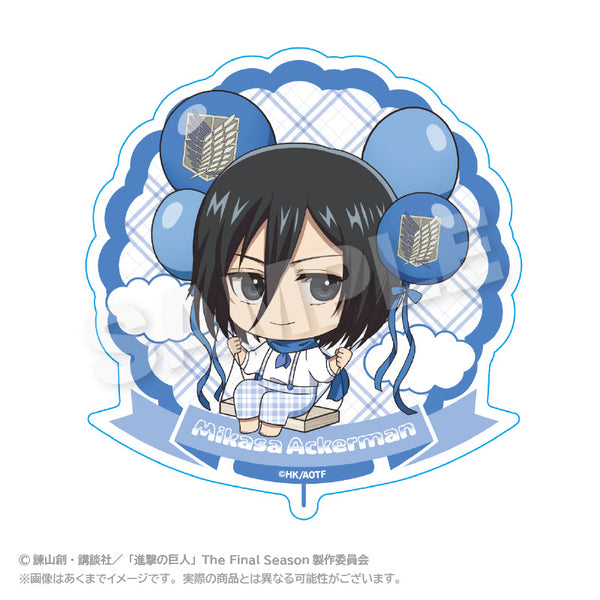 『進撃の巨人』ばるんこステッカー ミカサ・アッカーマン