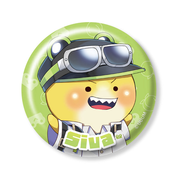 『カラフルピーチ』からぴちコレクション Vol.1 缶バッジ(シヴァカエル Ver.) 【202511再販】