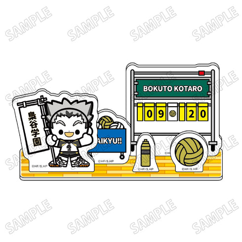 『ハイキュー!!』ミニキャラアクリルジオラマ【のぼりver.】7木兎光太郎