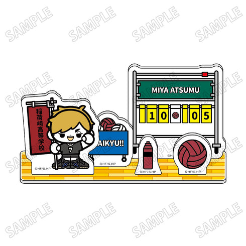 『ハイキュー!!』ミニキャラアクリルジオラマ【のぼりver.】9宮 侑