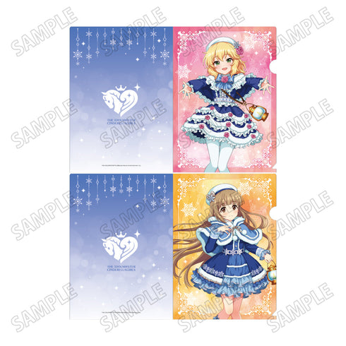 『アイドルマスター シンデレラガールズ』描き下ろしクリアファイルセット【スノードームver.】C