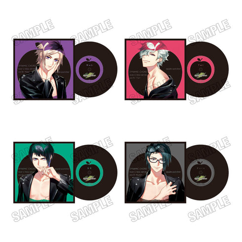 『DYNAMIC CHORD』レコード風コースター4apple-polisher