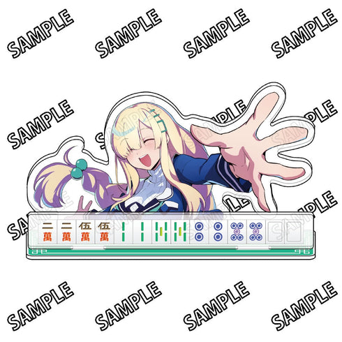 『麻雀ファイトガール』ミニアクリルジオラマ3ナナツノ・ツミレ