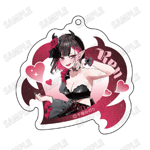 『千種みのり』描き下ろしアクリルキーホルダー【天使&悪魔ver.】2白雪恋