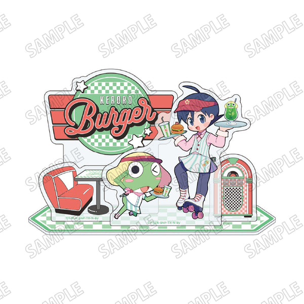 『ケロロ軍曹』ミニアクリルジオラマ【ケロロバーガーver.】1ケロロA&日向冬樹