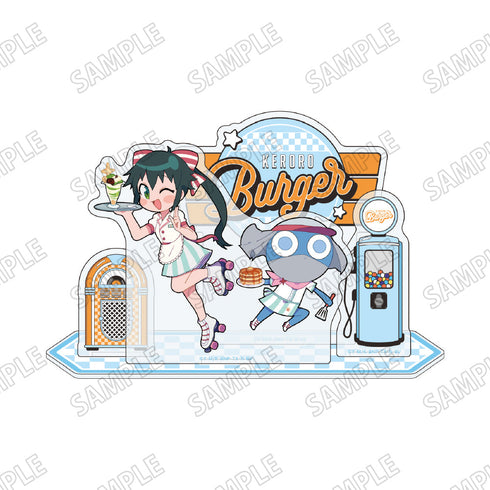 『ケロロ軍曹』ミニアクリルジオラマ【ケロロバーガーver.】5ドロロ&東谷小雪