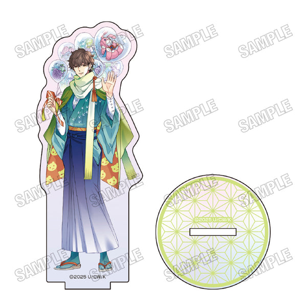 『BROTHERS CONFLICT』描き下ろしオーロラアクリルスタンド【和装ver.】1朝日奈雅臣