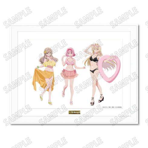 『わたしが恋人になれるわけないじゃん、ムリムリ!(※ムリじゃなかった!?)』描き下ろしA3複製原画【水着ver.】