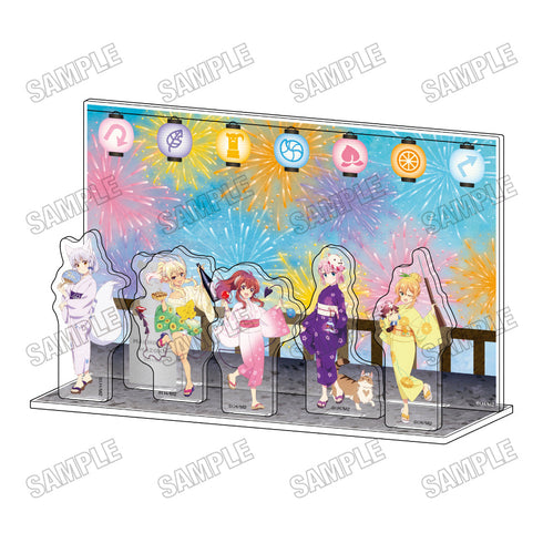 『まちカドまぞく 2丁目』描き下ろしアクリルジオラマ【浴衣ver.】