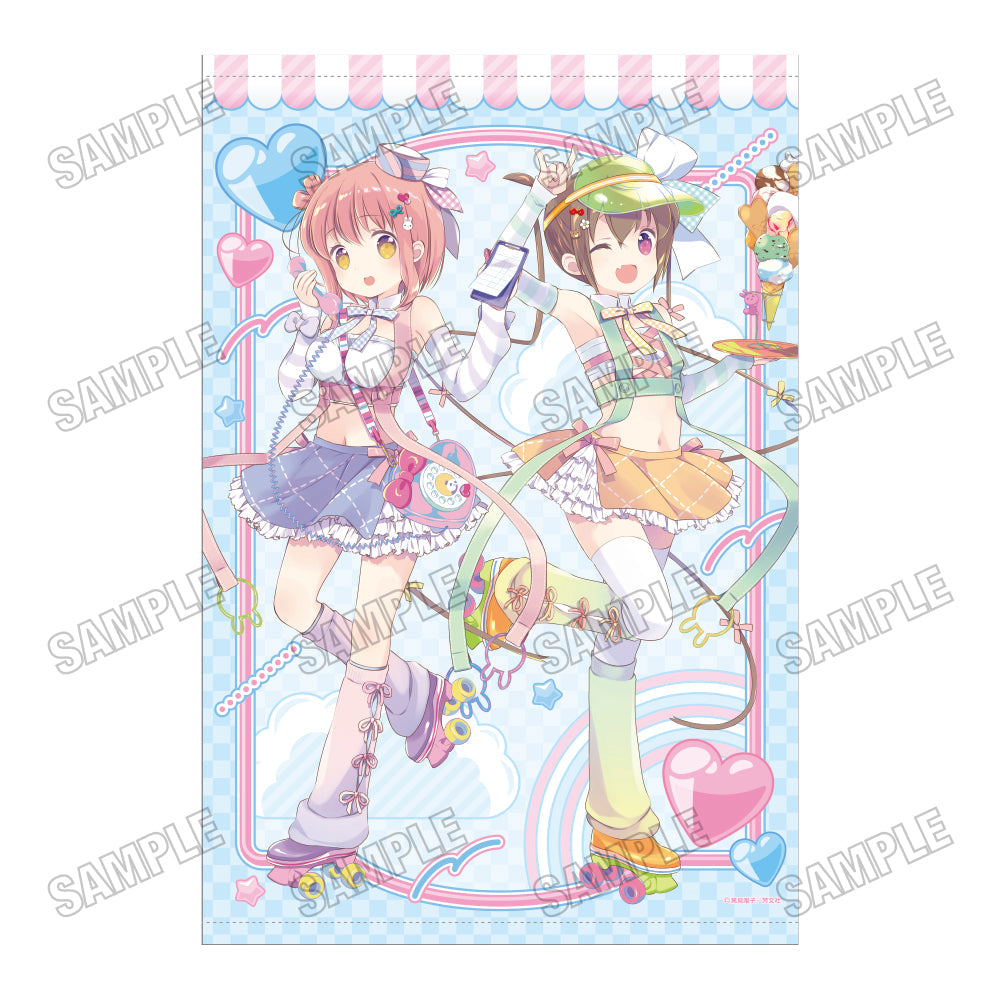 スロウスタート』描き下ろしB2タペストリー【シーサイドパーラーver