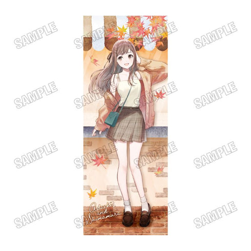『安達としまむら』描き下ろし等身大タペストリー【オータムコーデver.】2島村抱月