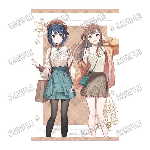 『安達としまむら』描き下ろしB2タペストリー【オータムコーデver.】