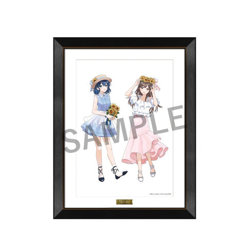 『コミカライズ安達としまむら』描き下ろし複製原画【サマードレスver.】