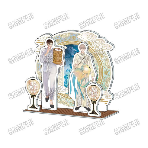 『露久ふみこまどりは、夜の帳』描き下ろしアクリルジオラマ