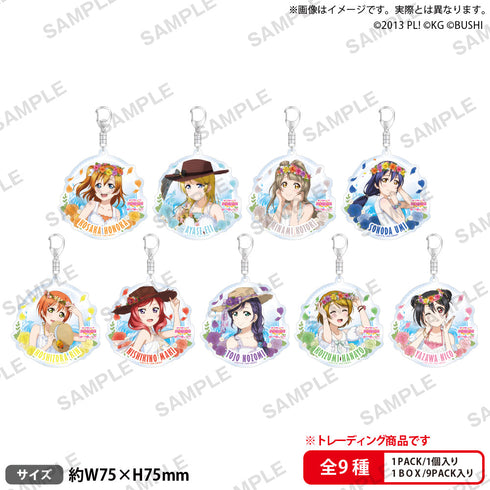 『ラブライブ!スクールアイドルフェスティバル』トレーディングアクリルキーホルダー μ's プールVer.【BOX】