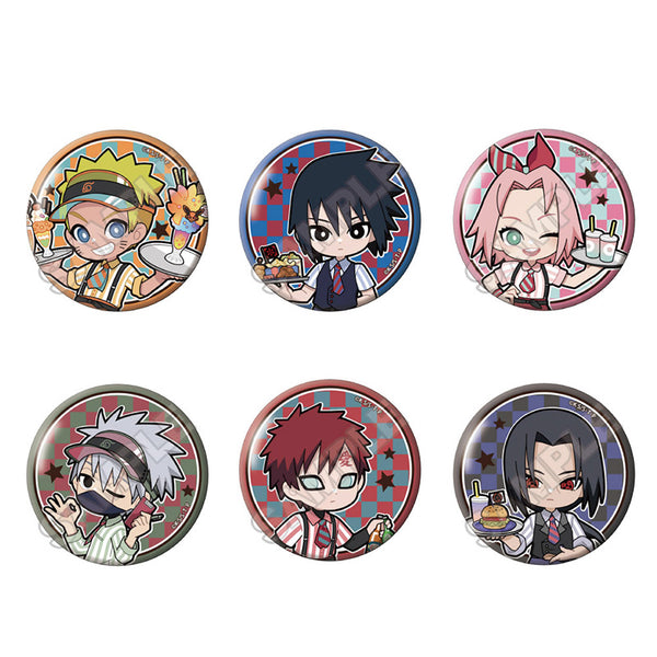 『NARUTO -ナルト- 疾風伝』アメリカンダイナー 缶バッジ 全6種【BOX】【202610再販】