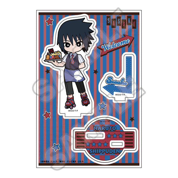 『NARUTO -ナルト- 疾風伝』アメリカンダイナー アクリルスタンドJr. うちはサスケ【202610再販】