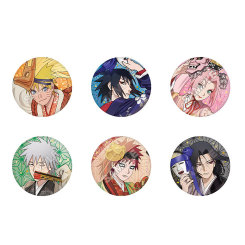 『NARUTO』彩面華 缶バッジ 全6種【BOX】【202610再販】
