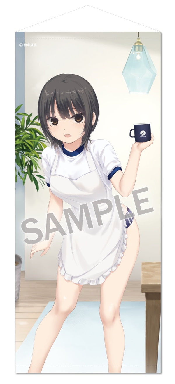 『珈琲貴族』特殊サイズタペストリー Lovely day-Breakfastブルマ青山さん-