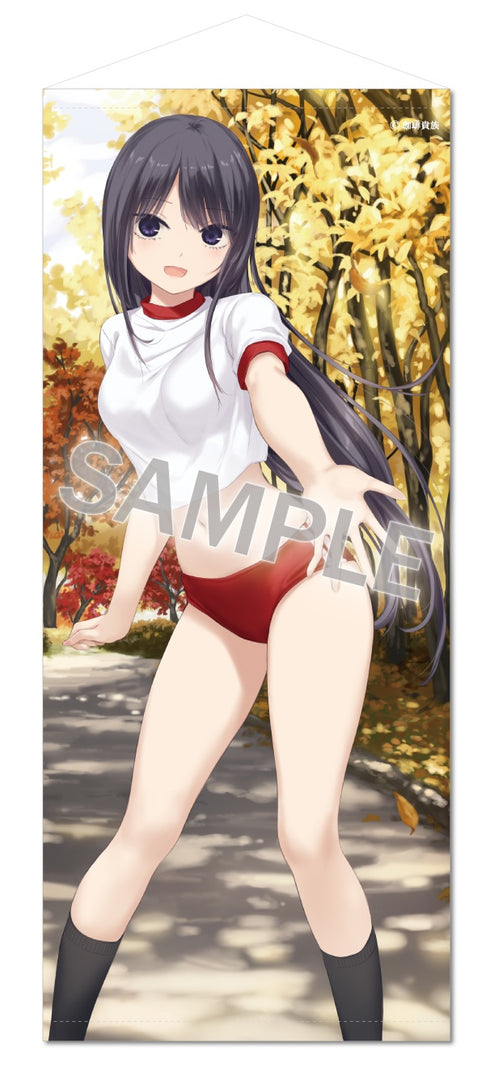 『珈琲貴族』特殊サイズタペストリー Lovely day-Take a walk制服白峰さん-